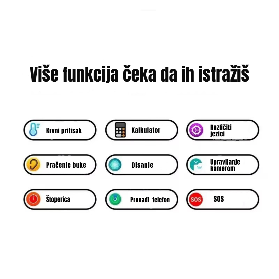 PAMETNI SAT SA 7 NARUKVICA