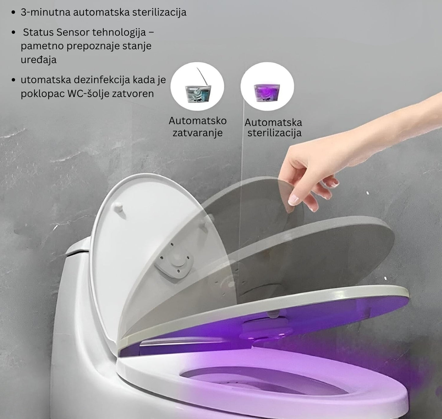 STERILIZATOR WC ŠOLJE