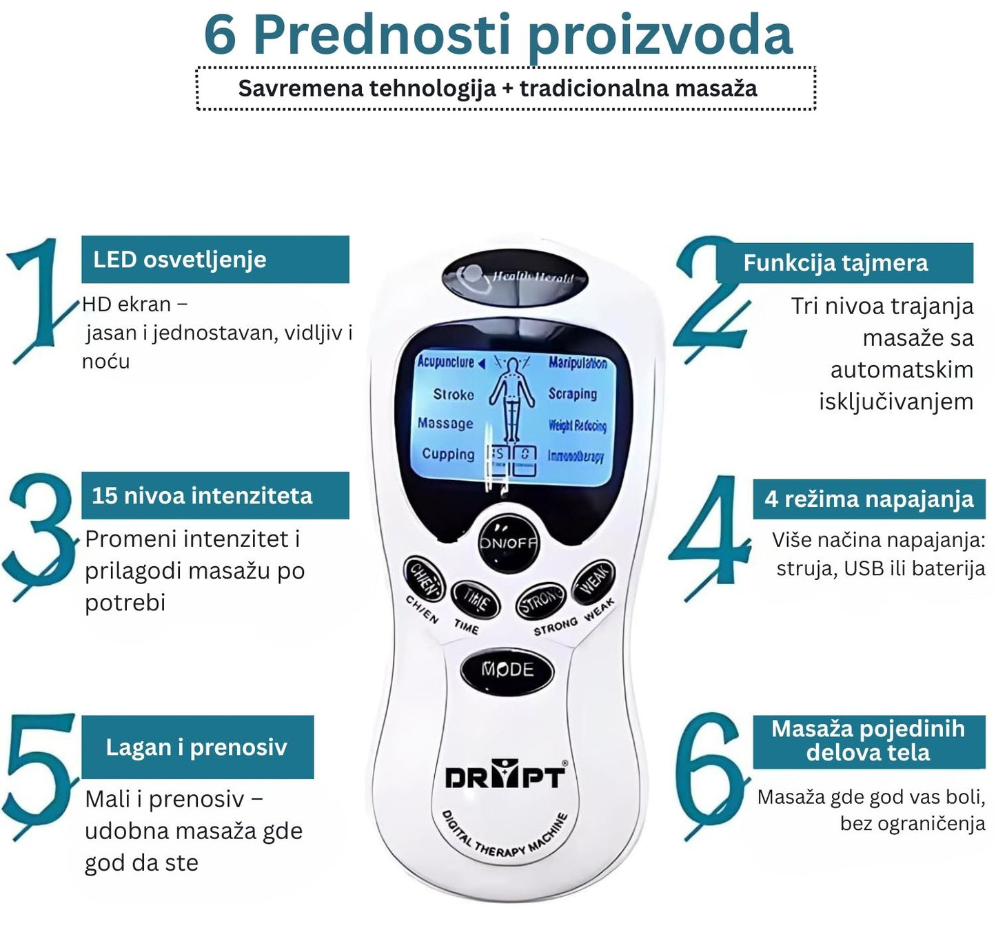 APARAT ZA MASAŽU I AKUMPUKTURU