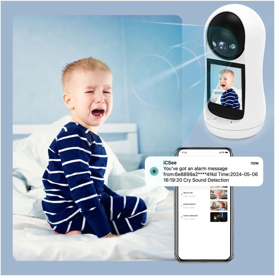 ROTIRAJUĆA PAMETNA KAMERA - BABY MONITOR