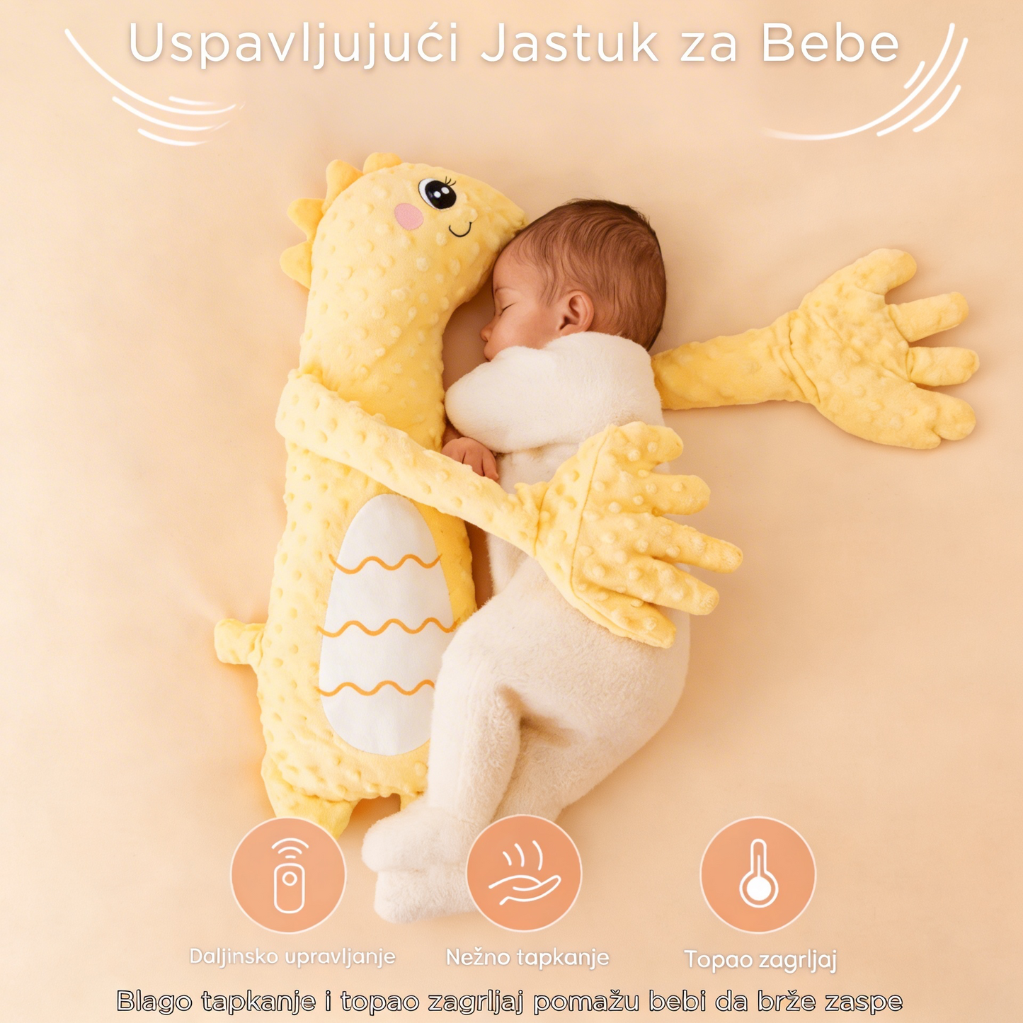 USPAVLJUJUĆI JASTUK ZA BEBE